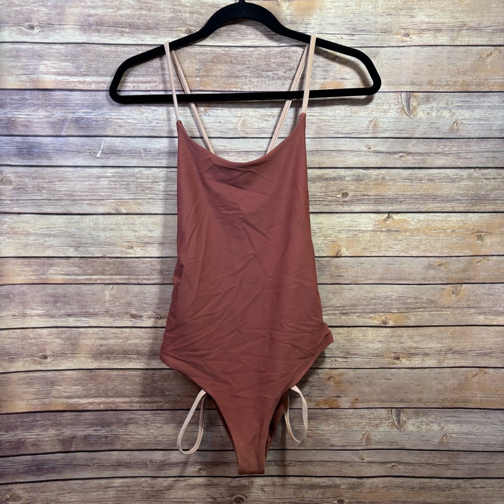 Sea Gypsies Swim Copper Peach One Piece NWT Size Small